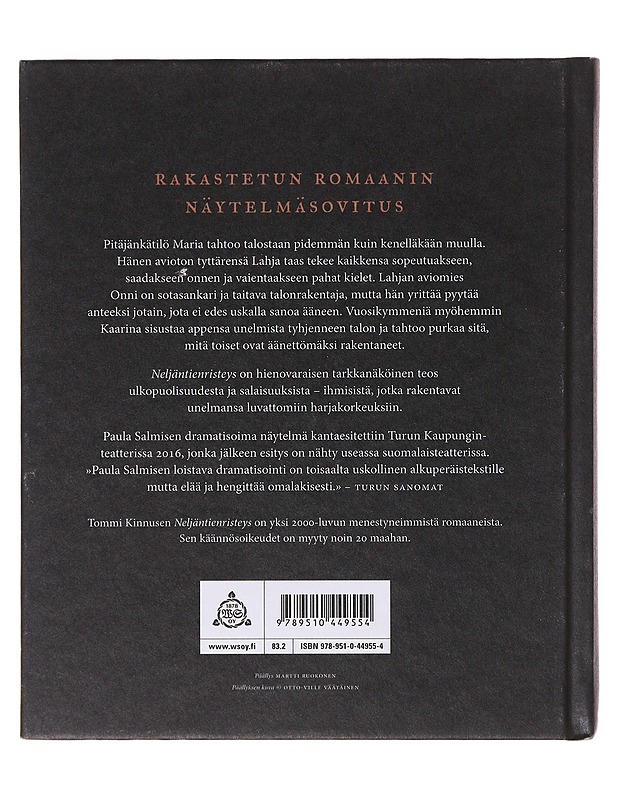 Neljäntienristeys - Salminen, Paula - Romaanit ja novellit - 10105633773 - 1