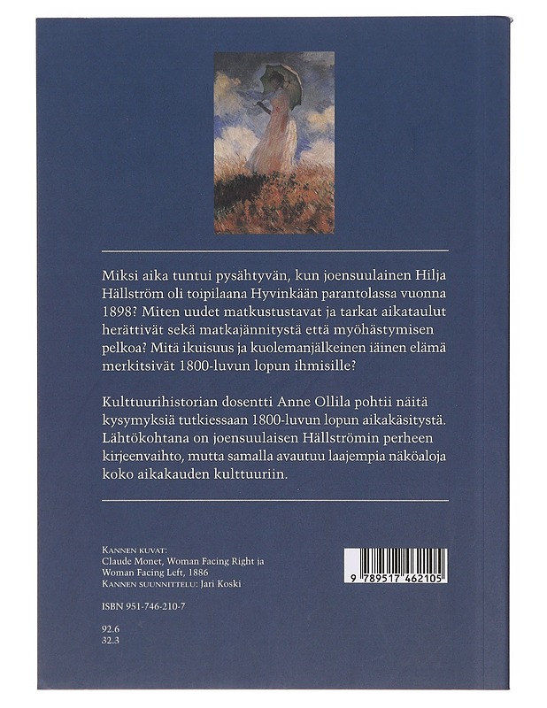 Aika ja elämä  - Anne Ollila - Historiakirjat - 10105633835 - 1