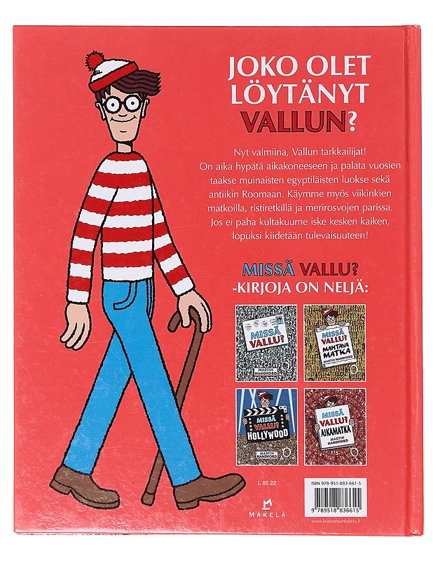 Missä Vallu? / aikamatka - Handford, Martin - Lastenkirjat - 10105633918 - 1