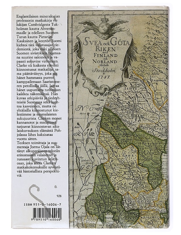 Matka Suomen halki Pietariin 1799  - Clarke, Edward Daniel - Historiakirjat - 10105634000 - 1