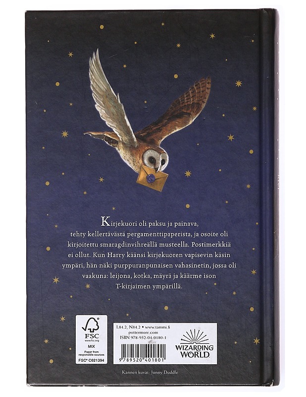 Harry Potter ja viisasten kivi - Rowling, J. K. - Lastenkirjat - 10105634028 - 1