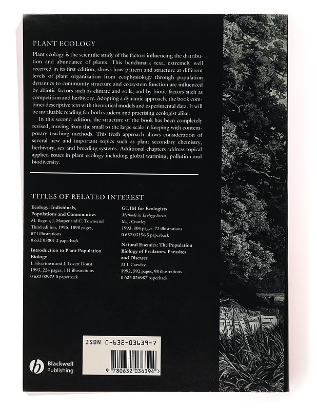 Plant ecology 2nd edition - Crawley, Michael J. - Tietokirjat ja oppaat - 10105634049 - 1