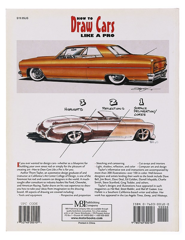 How to Draw Cars Like a Pro - Thom Taylor, Lisa Hallett - Tietokirjat ja oppaat - 10105634062 - 1