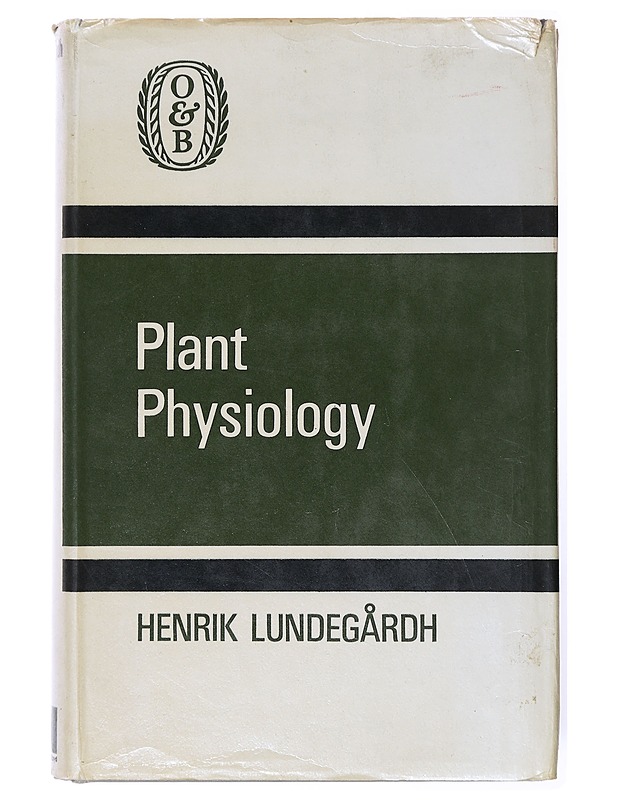 Plant Physiology - Henrik Lundegårdh - Tietokirjat ja oppaat - 10105634065 - 0