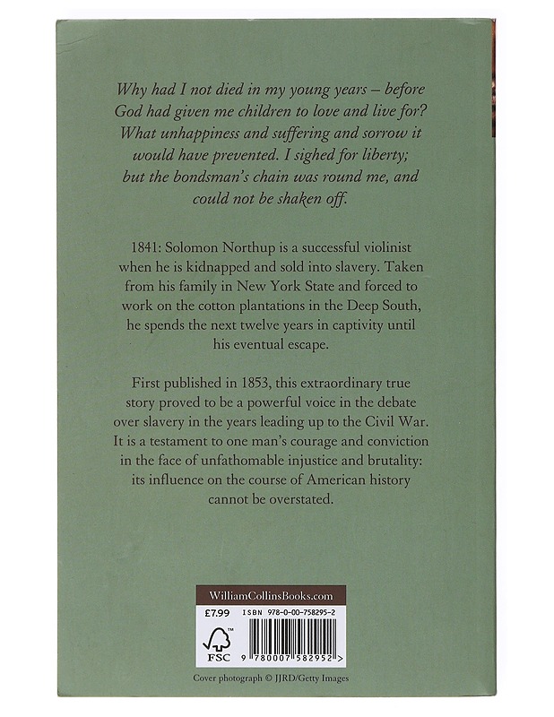 12 years a slave : a true story - Solomon Northup - Romaanit ja novellit - 10105634082 - 1
