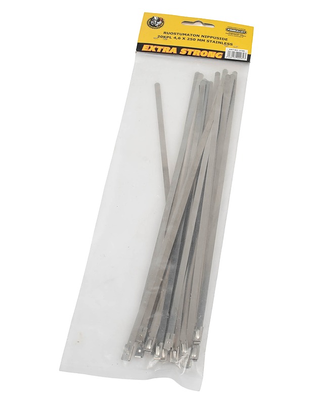 FINBULLET ruostumaton nippuside, 20 kpl - Rakennustarvikkeet - 10105634086 - 0