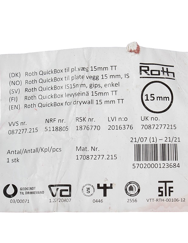 ROTH QuickBox hanakulmarasia - Rakennustarvikkeet - 10105634129 - 1
