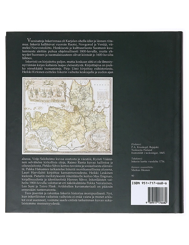 Inkeri : Historia, kansa, kulttuuri - Nevalainen, Pekka - Tietokirjat ja oppaat - 10105634200 - 1