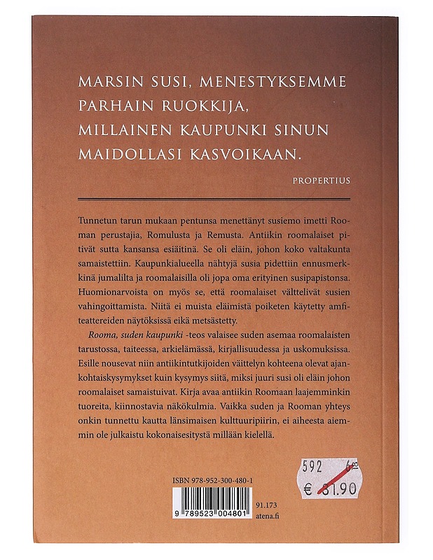 Rooma, suden kaupunki - Mika Rissanen - Historiakirjat - 10105634209 - 1