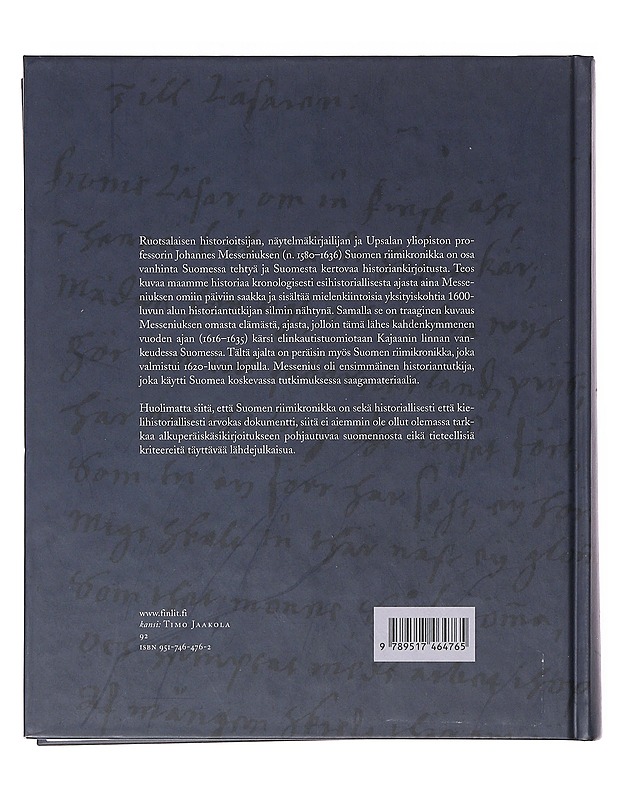Suomen riimikronikka - Messenius, Johannes - Elämäkerrat ja muistelmat - 10105634243 - 1