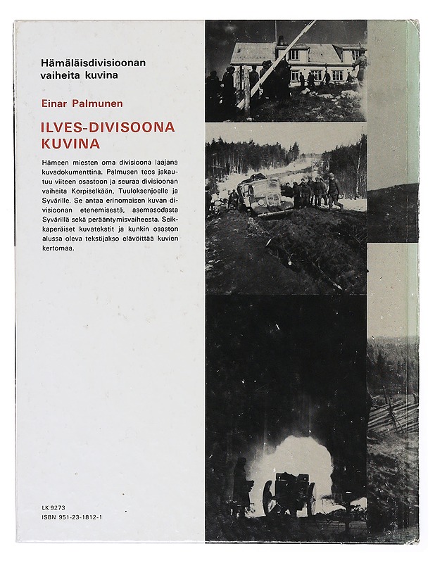 Ilves-divisioona kuvina - Palmunen, Einar - Historiakirjat - 10105634263 - 1