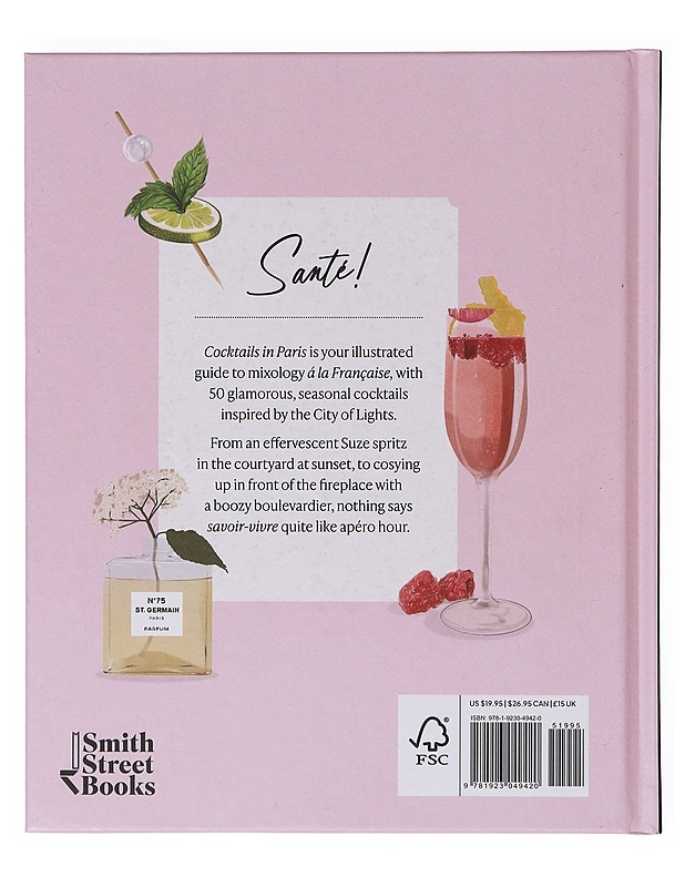 Cocktails in Paris : Fashionable drinks for all seasons - Audrey Laroux - Ruokakirjat - 10105634322 - 1