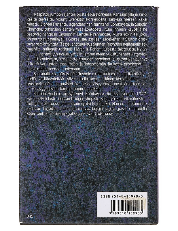 Saatanalliset säkeet - Rushdie, Salman - Romaanit ja novellit - 10105634376 - 1