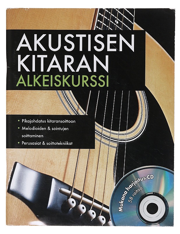 Akustisen kitaran alkeiskurssi  - Walter, Frank - Musiikki- ja elokuvakirjat - 10105634413 - 0