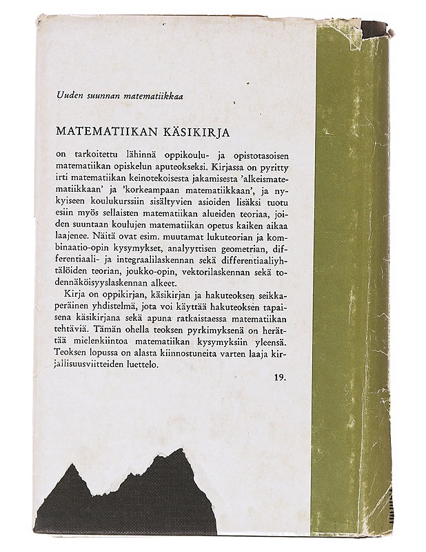 Matematiikan käsikirja - Unto Malinen - Tietokirjat ja oppaat - 10105634431 - 1