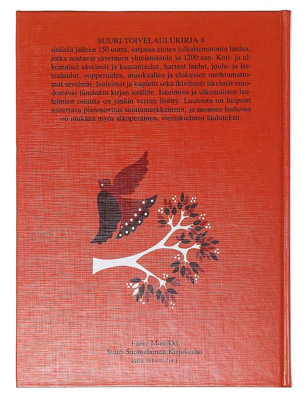 Suuri toivelaulukirja 8 - Vuoristo, Aapeli - Kirja lahjaksi - 10105634434 - 1