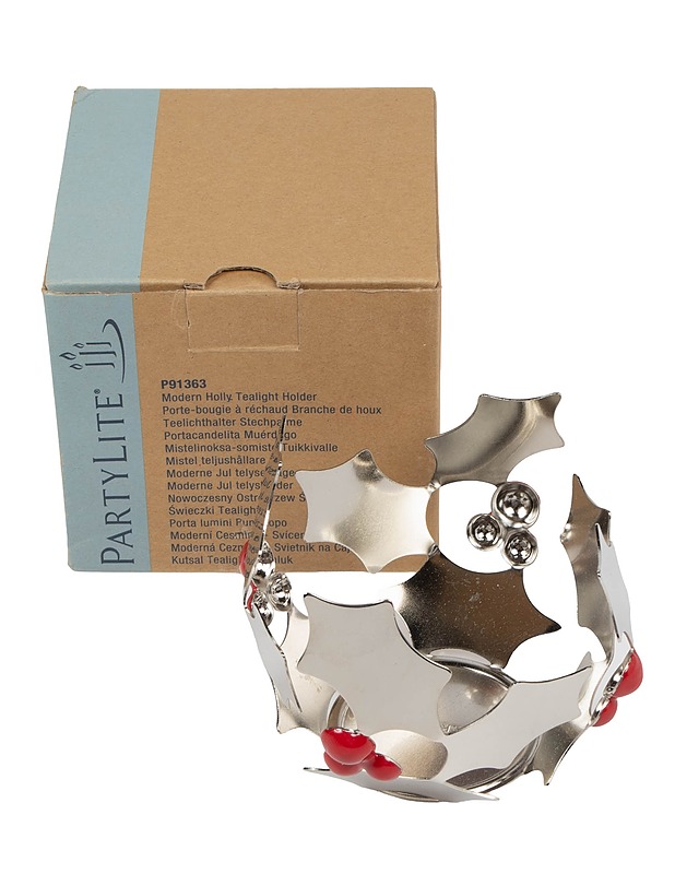 PARTYLITE Modern Holly kynttilälyhty - Joulutuotteet - 10105634497 - 0
