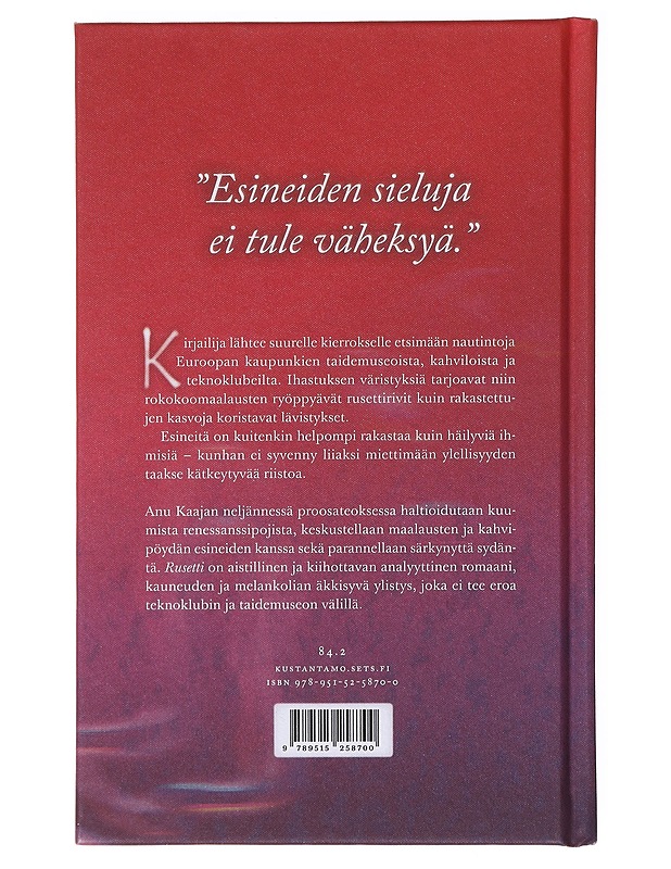 Rusetti - Anu Kaaja - Kaunokirjallisuus - 10105634536 - 1