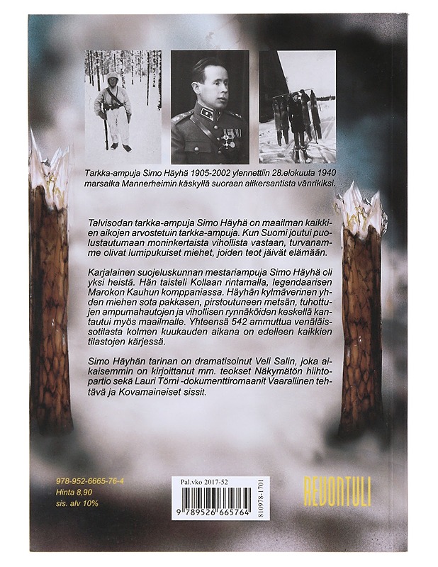 Simo Häyhä : tarkka-ampuja - Veli Salin - Elämäkerrat ja muistelmat - 10105634548 - 1