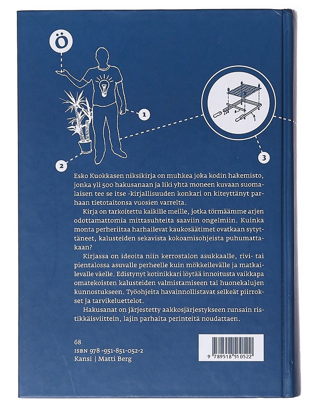 Aaltopahvista ötökkäoveen, jokakodin selviytymisopas - Esko Kuokkanen - Tietokirjat ja oppaat - 10105634559 - 1