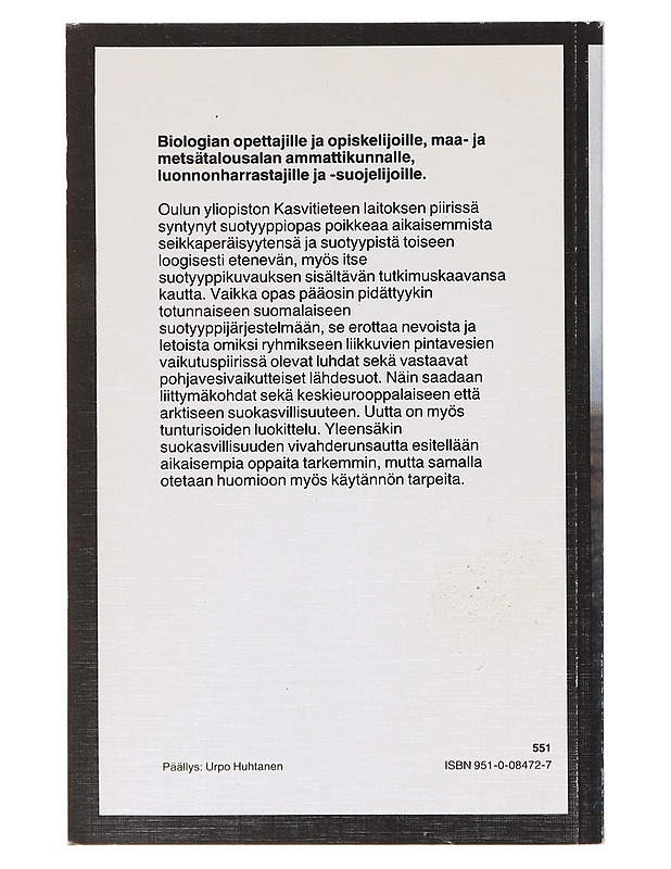 Suotyyppiopas - Seppo Eurola - Tietokirjat ja oppaat - 10105634564 - 1