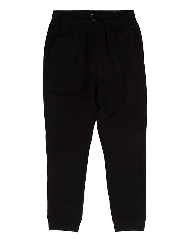 H&M mustat housut, M - Naisten housut, shortsit ja haalarit - 10105634566 - 0