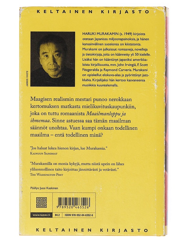Kaupunki ja sen epävakaa muuri - Haruki Murakami - Kaunokirjallisuus - 10105634596 - 1