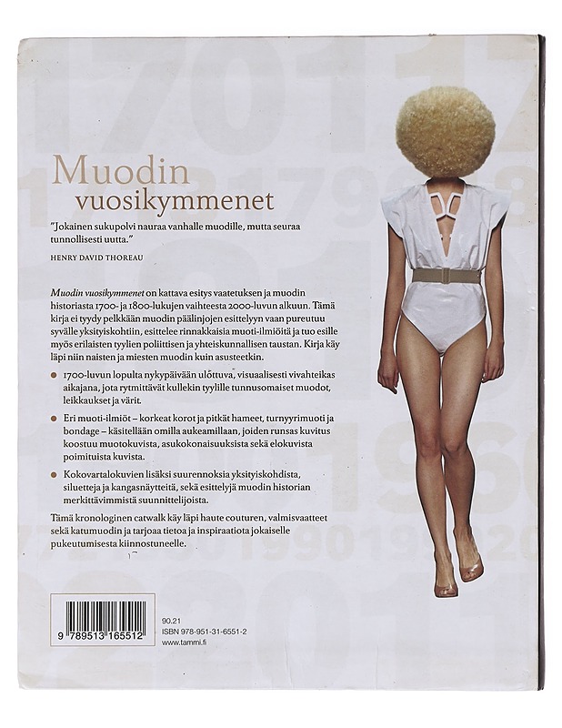 Muodin vuosikymmenet : 1800-luvulta nykypäivään - Stevenson, N. J. - Historiakirjat - 10105634601 - 1