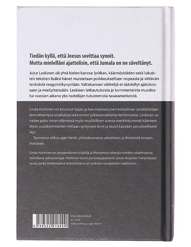 Toisinajattelija / näin lausui Leskinen - Leskinen, Juice - Elämäkerrat ja muistelmat - 10105634605 - 1
