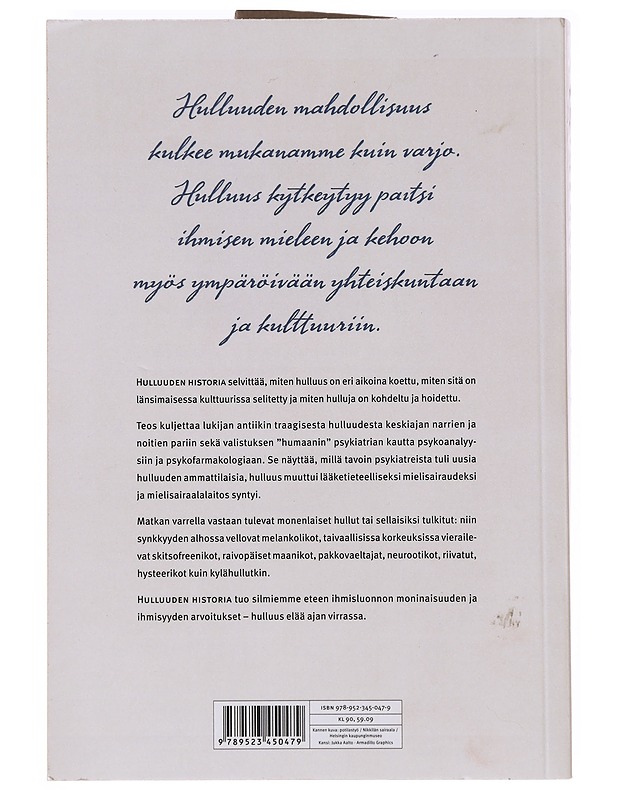 Hulluuden historia - Petteri Pietikäinen - Historiakirjat - 10105634617 - 1