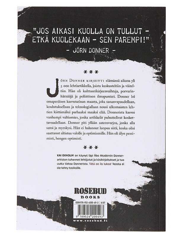 Kirjoittaminen on helvettiä  - Kai Ekholm - Elämäkerrat ja muistelmat - 10105634636 - 1