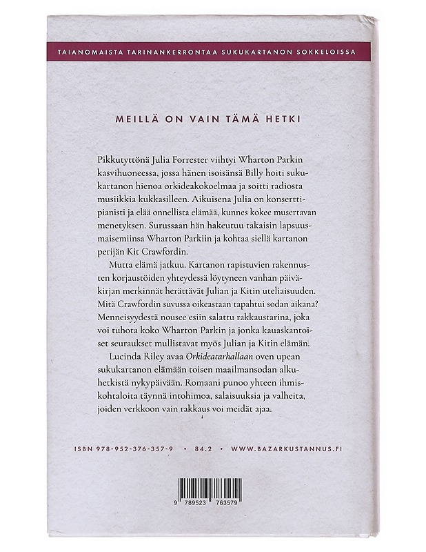 Orkideatarha - Riley, Lucinda - Romaanit ja novellit - 10105634653 - 1