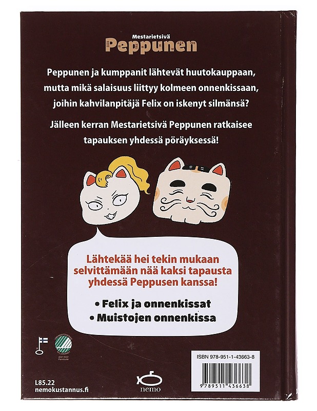 Mestarietsivä Peppunen / Felix ja onnenkissat - Troll - Lastenkirjat - 10105634664 - 1