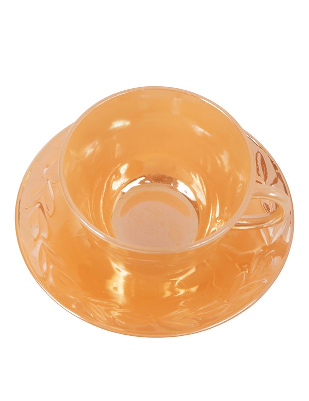 ANCHOR HOCKING Fire King Peach -astiasto, 12 osaa - Mukit ja kahvikupit - 10105634684 - 1