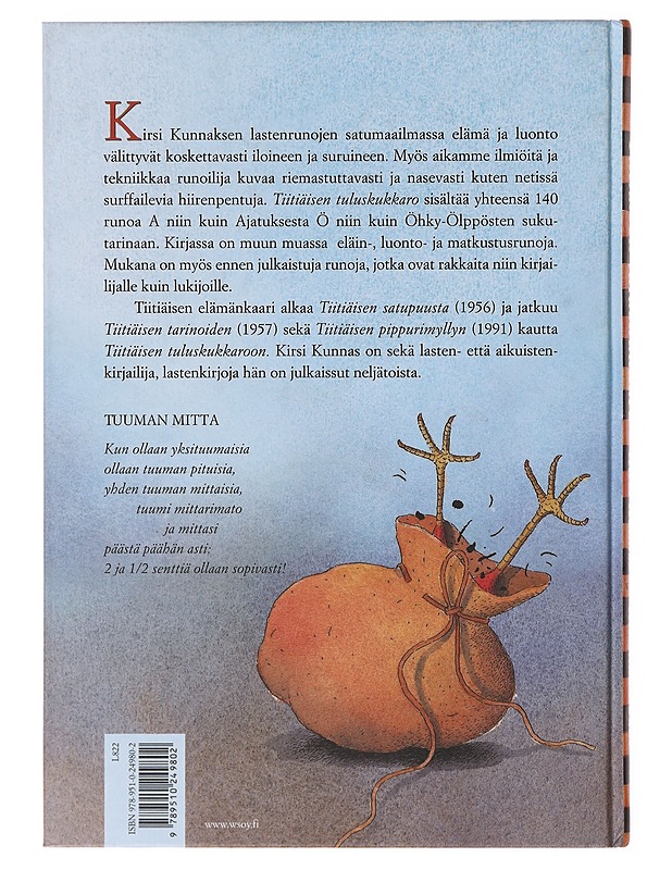 Tiitiäisen tuluskukkaro - Kunnas, Kirsi - Lastenkirjat - 10105634695 - 1