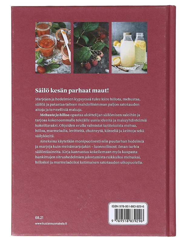 Mehusta ja hilloa - Landqvist, Malin - Ruokakirjat - 10105634702 - 1