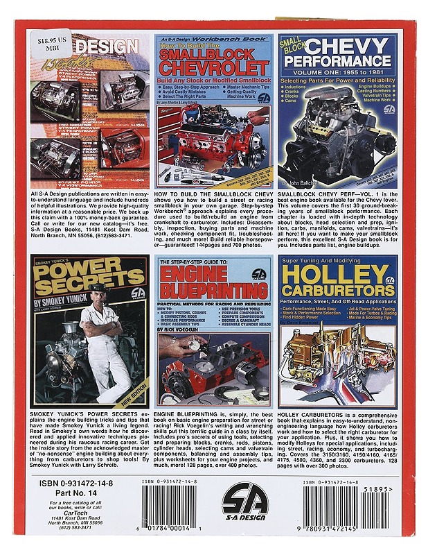 Small Block Chevy Performance: 1982 And Later (Volume 2) - John Baechtel - Harrastekirjat - 10105634714 - 1