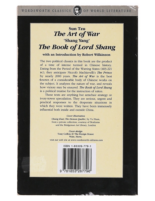 The Art of War & The Book of Lord Shang - Sun Tsu & 'Shang Yang'  - Tietokirjat ja oppaat - 10105634724 - 1