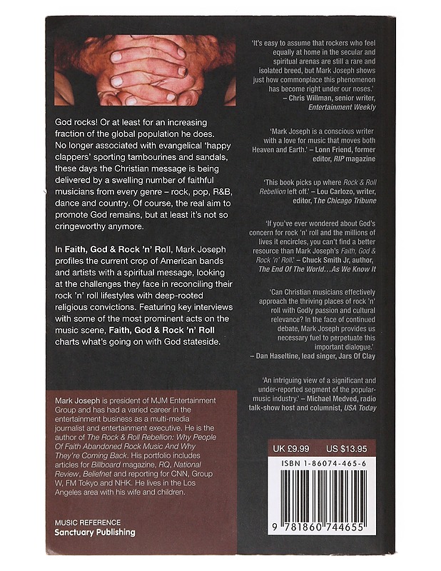 Faith, God & rock 'n' roll - Mark Joseph - Tietokirjat - 10105634738 - 1