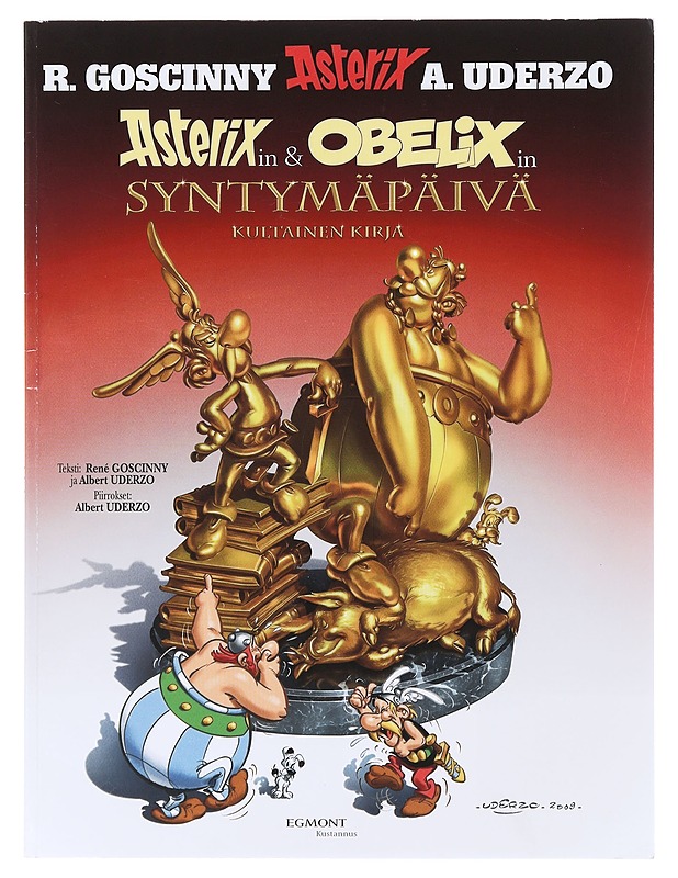Asterixin & Obelixin syntymäpäivä / kultainen kirja - R. Goscinny, A. Uderzo - Sarjakuvat - 10105634766 - 0