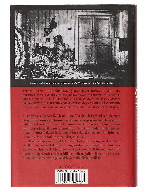 Romanovit / keisariperheen viimeinen luku - Massie, Robert K. - Elämäkerrat ja muistelmat - 10105634809 - 1