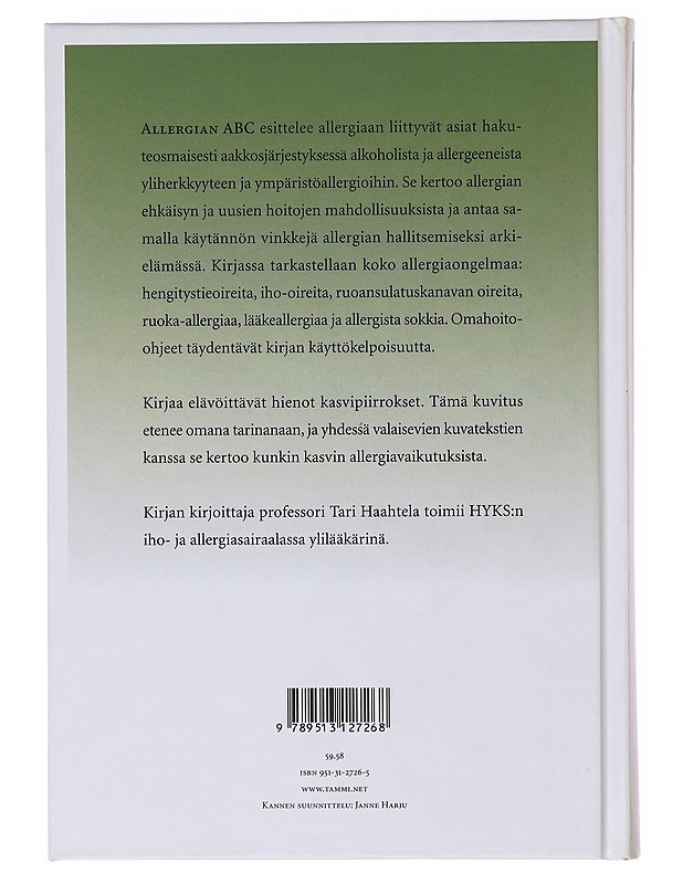 Allergian ABC : Kodin allergiaopas - Tari Haahtela - Tietokirjat ja oppaat - 10105634838 - 1