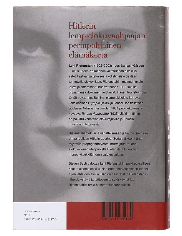 Leni Rifenstahl : elämäkerta - Bach, Steven - Elämäkerrat ja muistelmat - 10105634845 - 1
