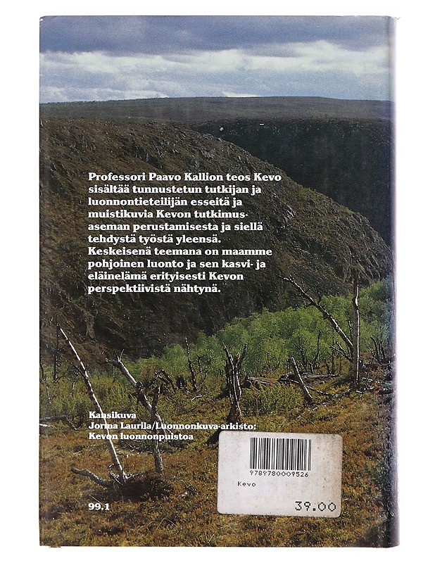 Kevo - Paavo Kallio - Tietokirjat ja oppaat - 10105634859 - 1