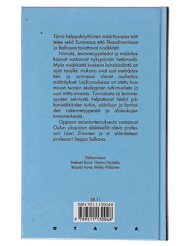 Lauri Siivonen & Seppo Sulkava : Pohjolan nisäkkäät - Tietokirjat ja oppaat - 10105634869 - 1