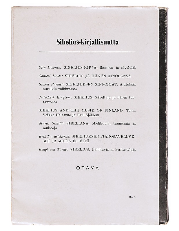 Sibeliuksen sinfoniat: Ajatuksia musiikin tulkinnasta - Simon Parmet - Tietokirjat ja oppaat - 10105634874 - 1