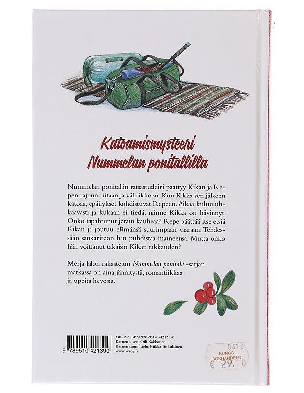Nummelan ponitalli : Ratsukallion uhka - Merja Jalo - Romaanit ja novellit - 10105634875 - 1