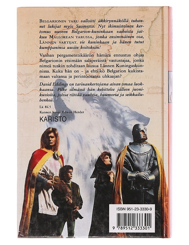 Mallorean taru 1 : Lännen vartijat - Eddings, David - Romaanit ja novellit - 10105634912 - 1