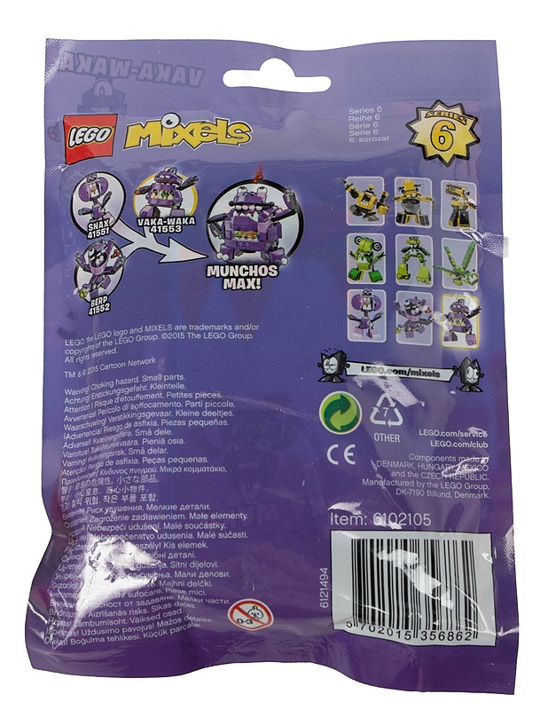 LEGO Mixels 41553 Vaka-Waka rakennussarja - Lasten lelut - 10105634957 - 1