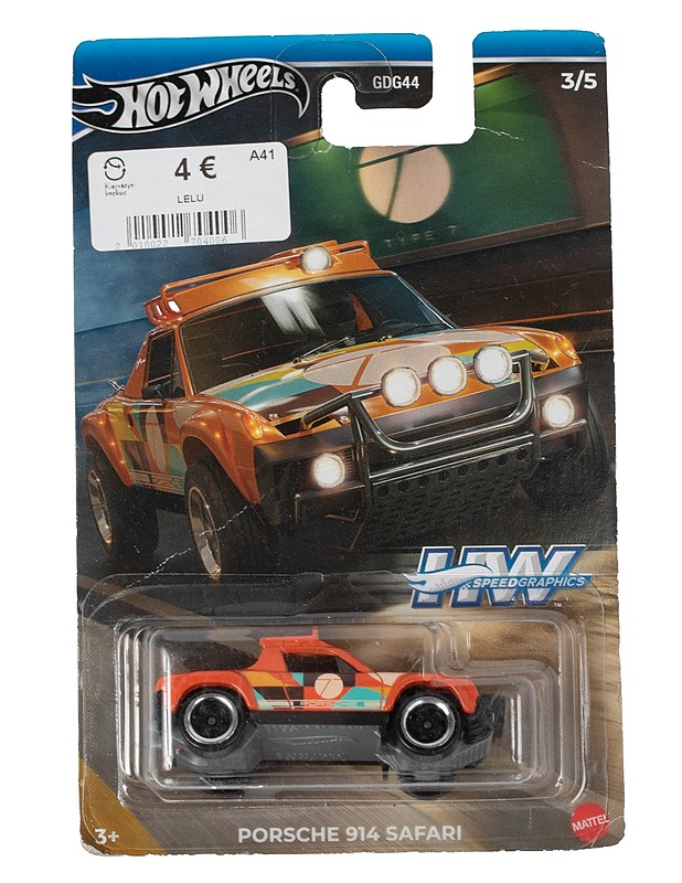 HOT WHEELS Porsche 914 Safari pienoisauto - Lasten lelut - 10105634972 - 0